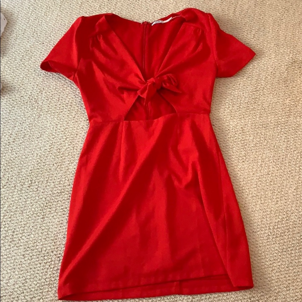 Red dress